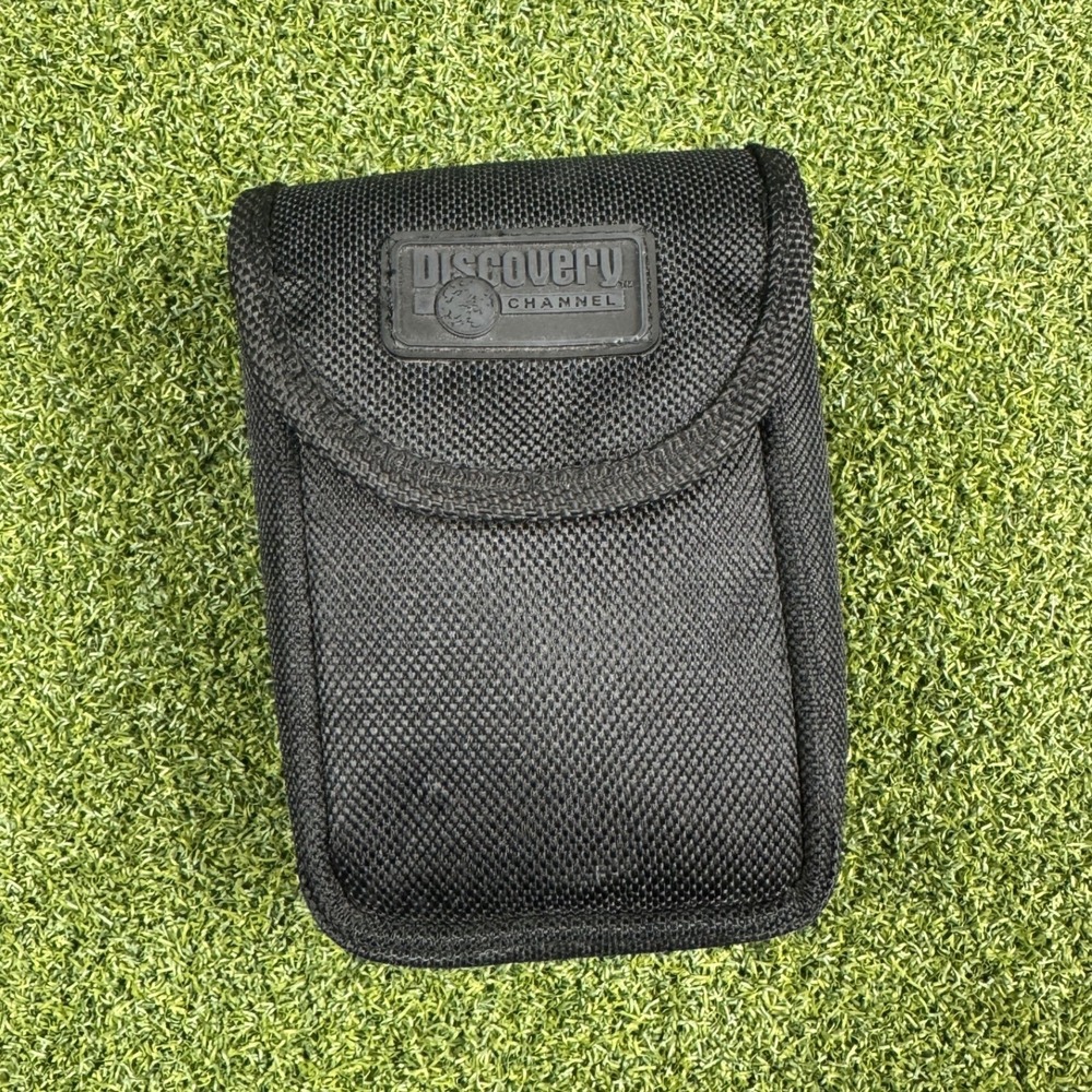 Discovery Channel Black Nylon Belt Clip‎ Pouch Phone Case 6x4